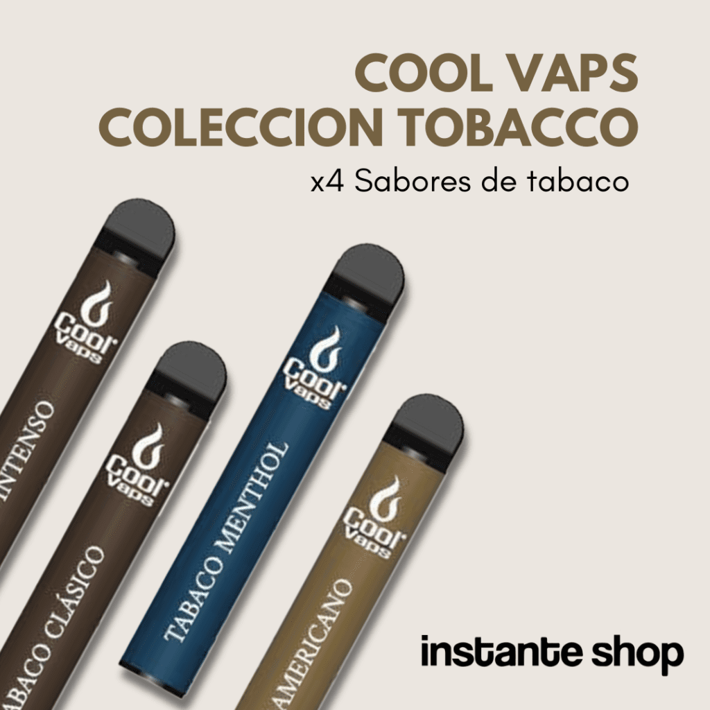 Cool Vaps Coleccion Tobacco 4 Sabores