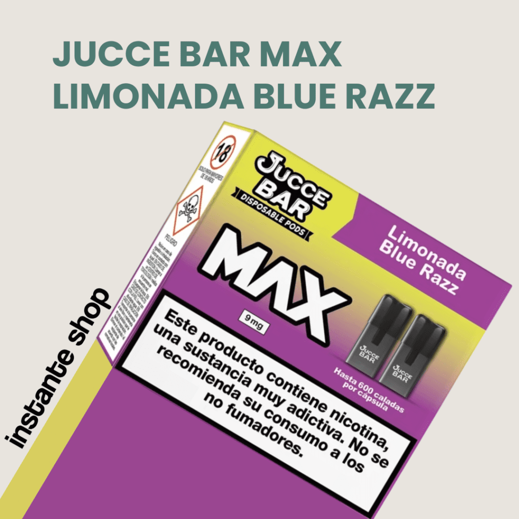 Limonada Blue Razz MAX Jucce Bar Capsula Desechable 9mg