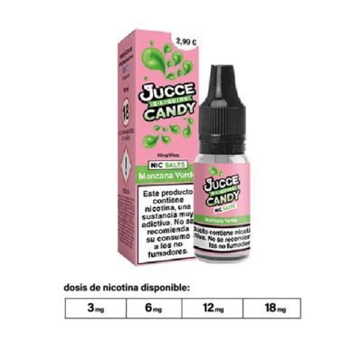 MANZANA VERDE NIC SALTS CANDY