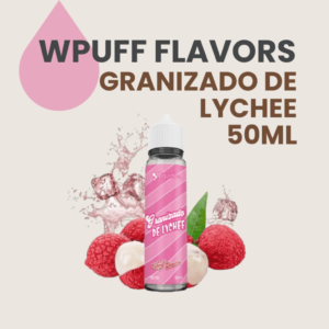 wpuff flavors granizado de lychee, wpuff flavors, Liquideo Wpuff Flavors Granizado de lychee 50 ml, wpuff lychee, liquido sabor lychee