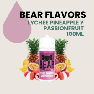 Bear Lychee Pineapple y Passion fruit