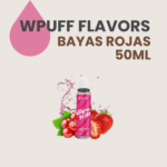 wpuff flavors bayas rojas, liquideo 50ml, bayas rojas 50ml, liquidos wpuff, liquideo wpuff favors bayas rojas