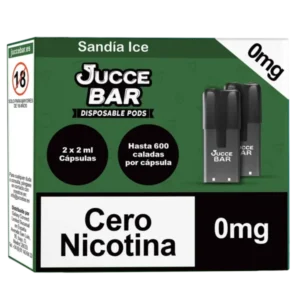 capsulas jucce bar sandia ice 0mg