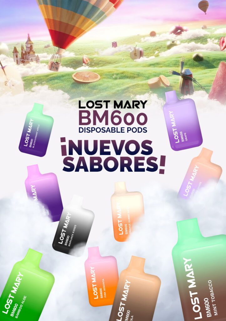 Nuevos Sabores Bm600 Lost Mary Pods Desechables