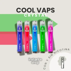 Cool vaps crystal con y sin nicotina