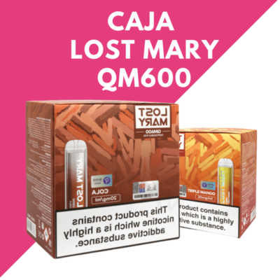 CAJA Lost Mary QM600 vape desechable 10 unidades instante shop