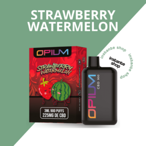 Strawberry Watermelon by Opium CBD, Pod DESECHABLE Strawberry Watermelon CBD 3ml by Opium