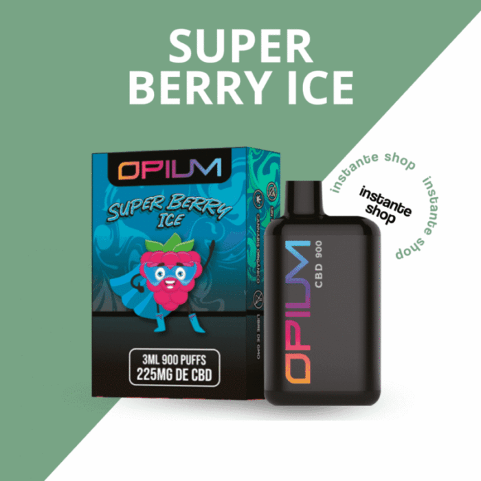 Pod DESECHABLE Super Berry Ice CBD 3ml by Opium