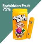 desechable, 75% CBD, pods desechables, Gorilla Grillz, Forbidden Fruit, Gorilla Grillz®, Pods desechables CBD, CBD de sechable 75%