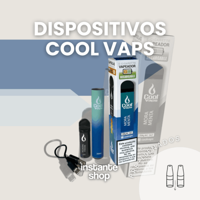 Dispositivo COOL VAPS Pod de Mora menta 700PUFF