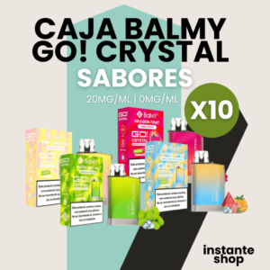 Caja Balmy go Crystal Con Nicotina