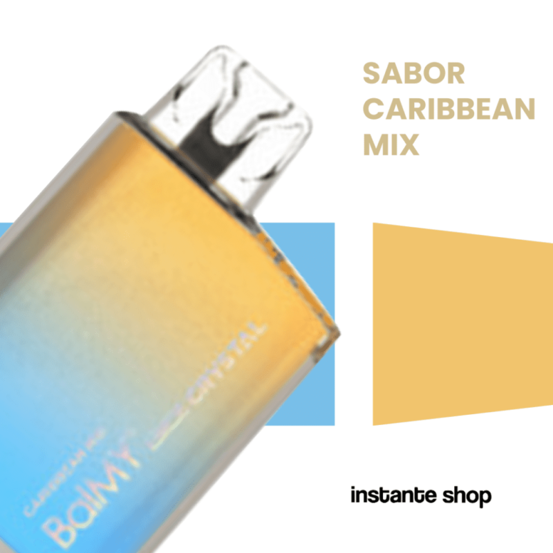 Balmy Go! Crystal Caribbean Mix, Caribbean Mix Power Crystal, Sin Nicotina, Balmy Power Crystal 8000