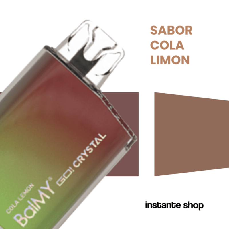 Balmy Go! Crystal Sabor Cola Limon