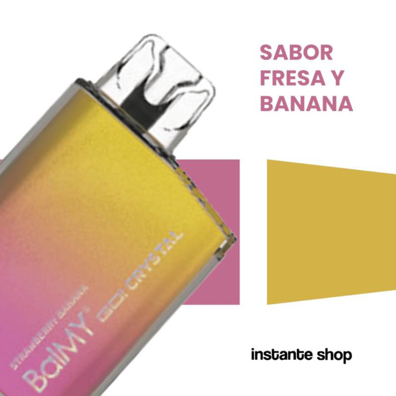 Balmy Go! Crystal Sabor Fresa Y Banana