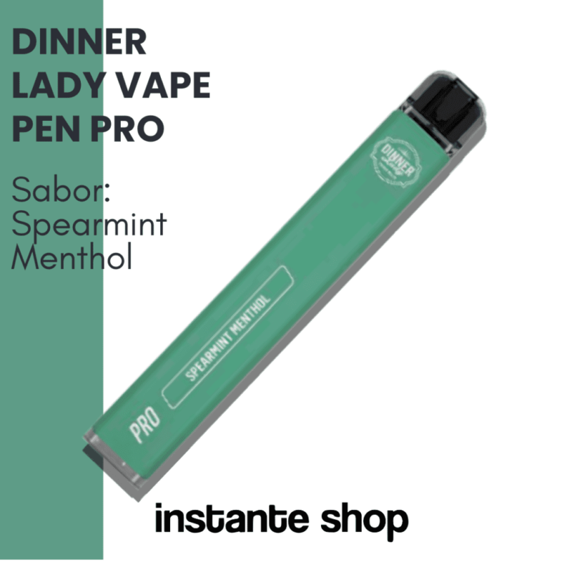 Dinner Lady Vape Pen Pro Spearmint Menthol