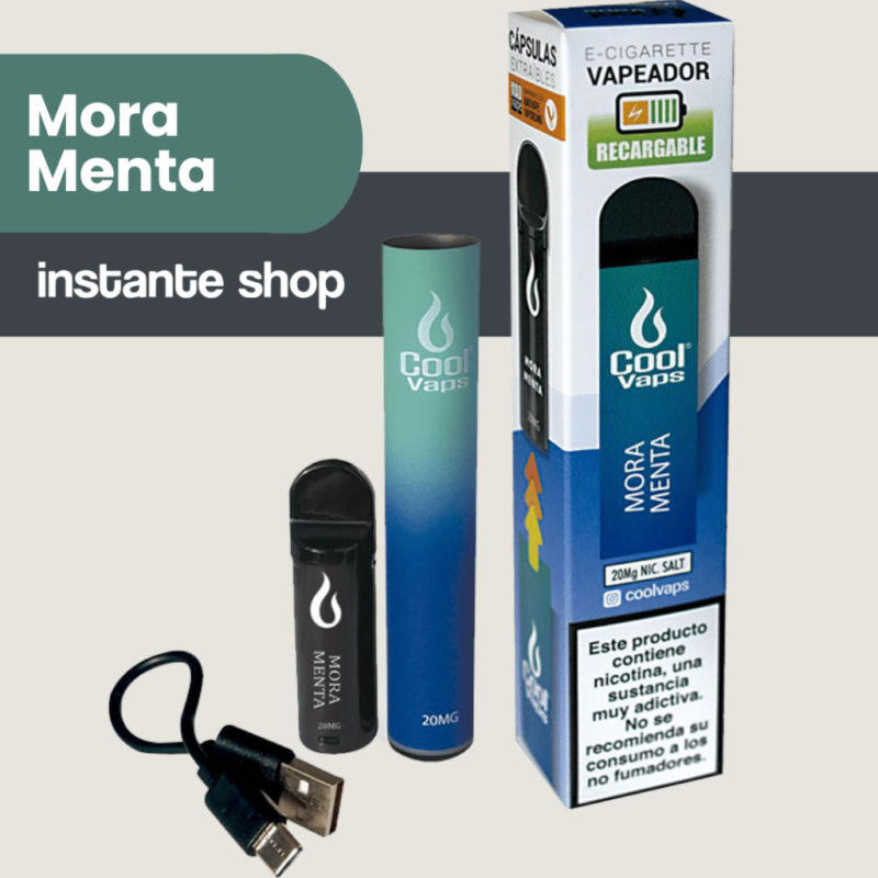 Dispositivos Cool Vaps (Recargable) Mora Menta Dispositivos Paquetes