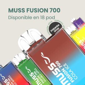 Muss Fusion 700, con nicotina, pod desechable