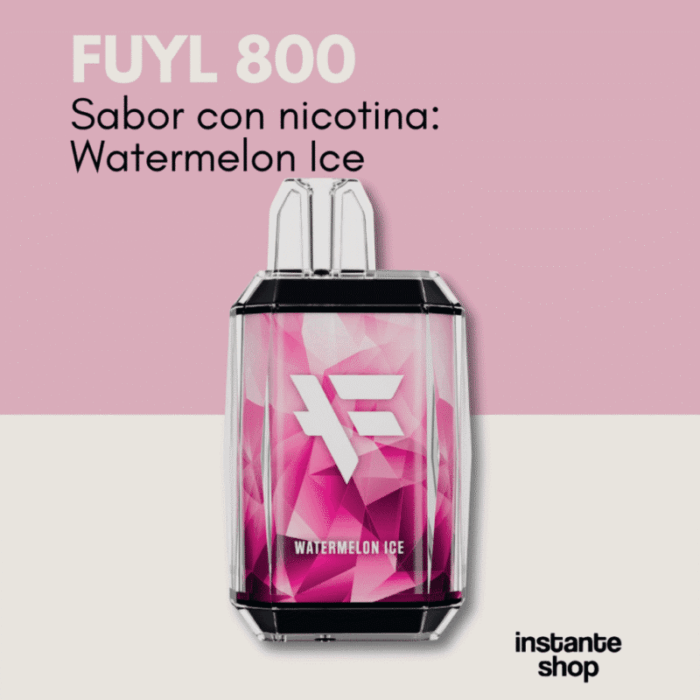 Watermelon Ice Vape,FUYL 800 Sabor sin nicotina_ Watermelon Ice