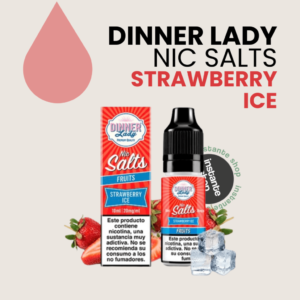 Dinner Lady Salts Strawberry Ice 10ml