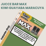 Jucce Bar MAX Kiwi guayaba maracuya, Kiwi Guayaba Maracuya MAX Jucce Bar, Capsula desechable, con nicotina