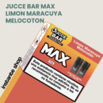 Muss Fusion 700 Cherry Peach Lemonade, Limon Maracuya melocotón MAX Jucce Bar, Capsula desechable, con nicotina