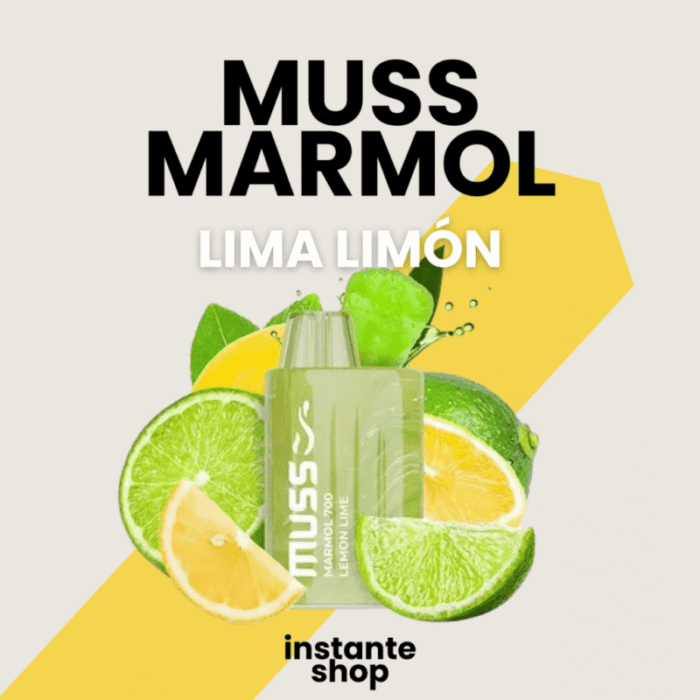 muss vape 700 Lima Limon,muss pod desechable 700, con nicotina