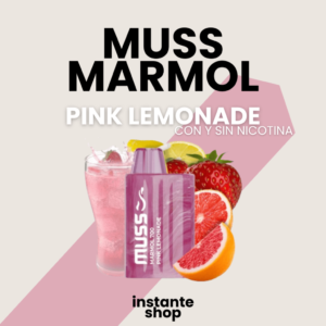 PINK LEMONADE Muss Marmol 700, vaper desechable, con y sin nicotina