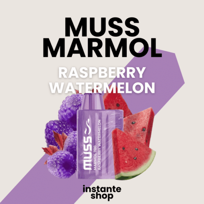 muss vape 700 Raspberry Watermelon,muss pod desechable 700, con nicotina