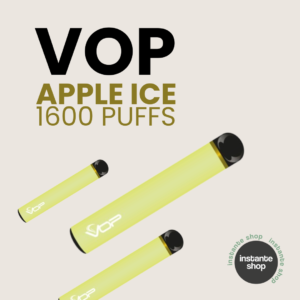 Manzana Ice Vop, Vop 1600 Puffs Apple Ice Portada