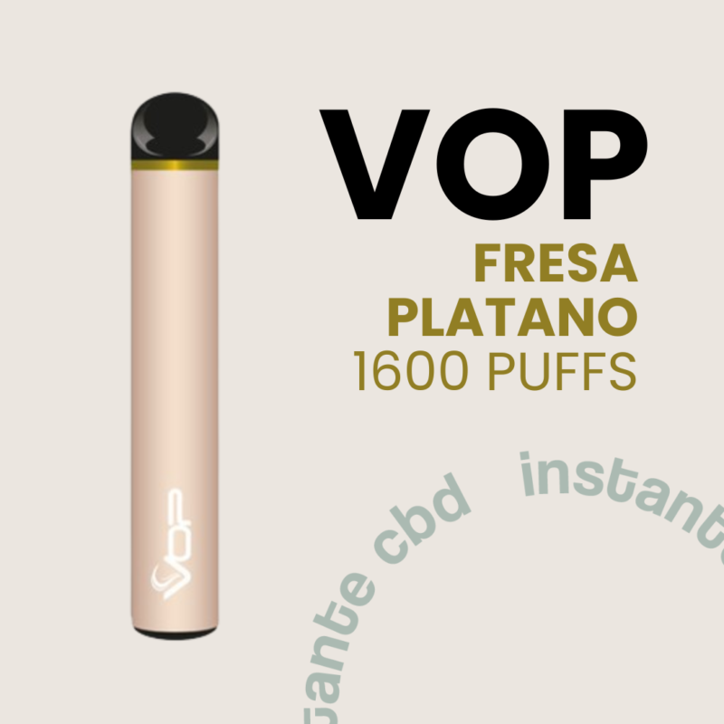 Fresa Platano Vop, Vop 1600 Puffs Fresa Platano