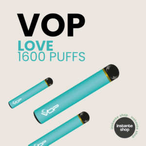 Love Vop, Con nicotina, desechable vop, Vop 1600 Puffs Love Portada