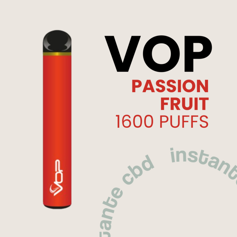 Vop 1600 Puffs Passion Fruit Portada, Passion Fruit Vop