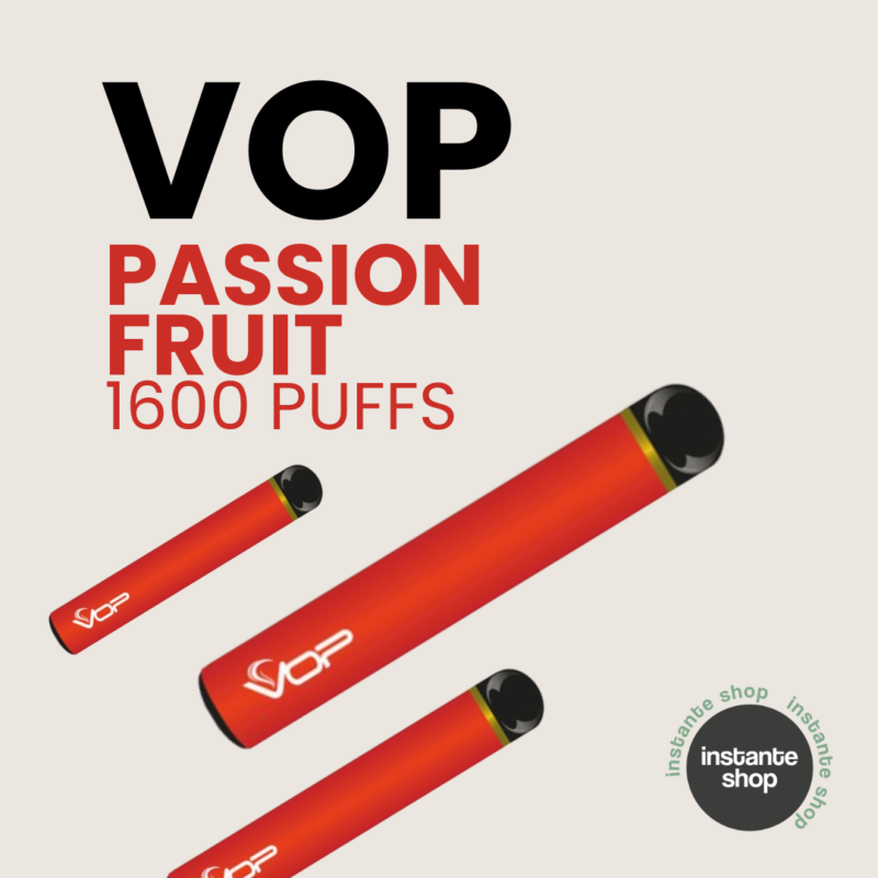 Passion Fruit Vop, Vop 1600 Puffs Passion Fruit Portada