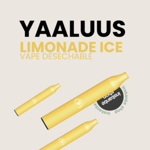 Limonade YAALUUS, con nicotina, Limonade 600puff, Sin nicotina