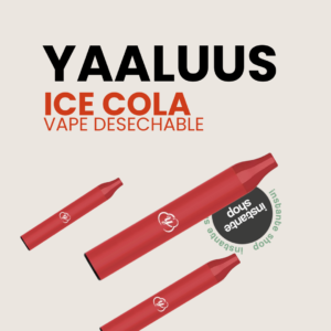 Ice Cola YAALUUS, con nicotina, Ice Cola 600puff, Sin nicotina