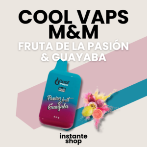 Cool vaps m&m Fruta de la pasion y guayaba