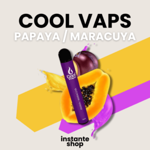 Cool vaps papaya y maracuya, Cool vaps Papaya maracuya con nicotina