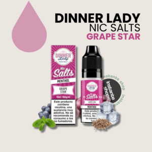 Grape Star Nic Salt, Dinner Lady, Dinner Lady liquido DINNER LADY NIC SALTS Grape Star