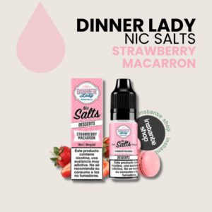 Strawberry Macaroon Dinner Lady Nic Salt: