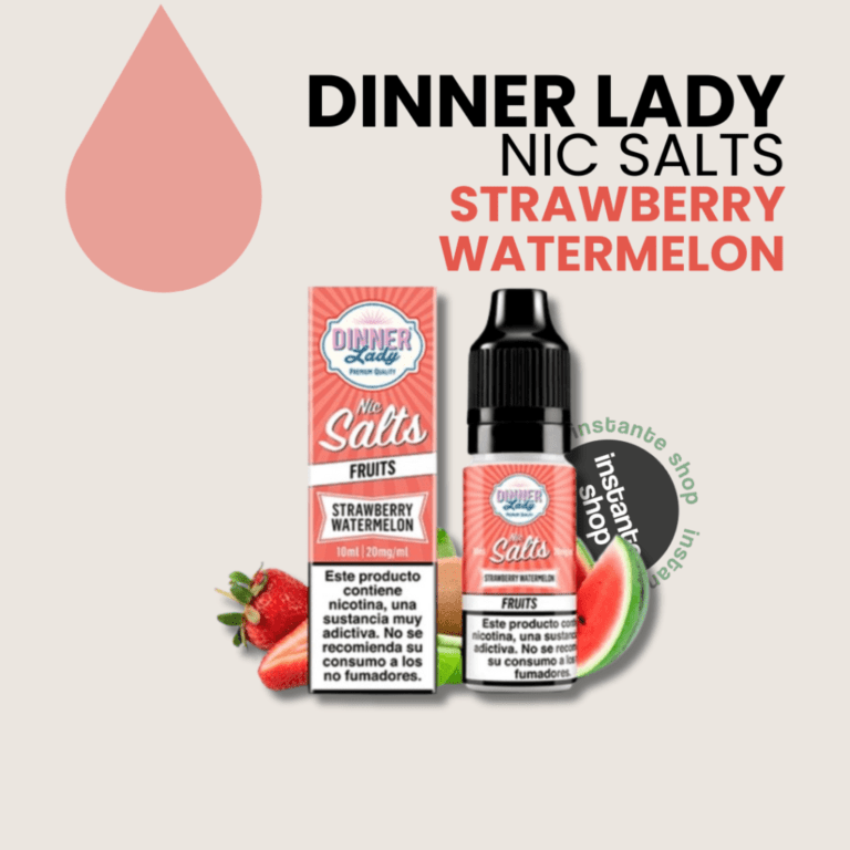 Strawberry Watermelon Nic Salt Dinner Lady