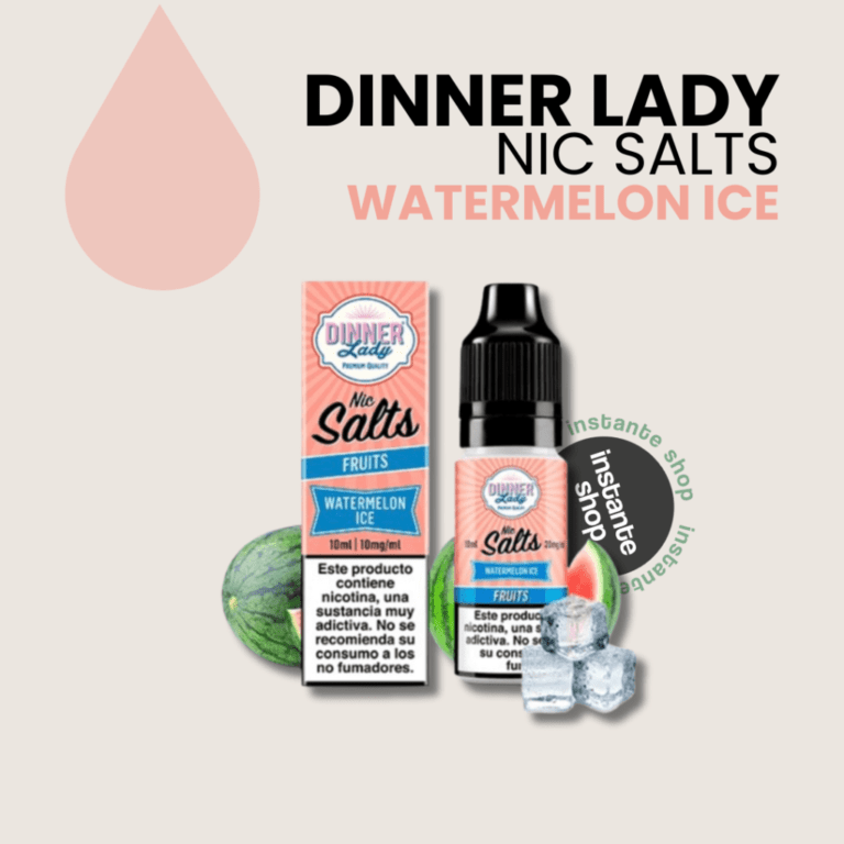 Watermelon Ice Nic Salt DINNER LADY NIC SALTS Watermelon Ice