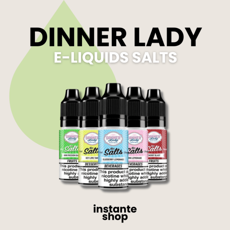 E-Liquids Dinner Lady, Nic Salts, Sales De Nicotina. Dinner Lady E-Liquids