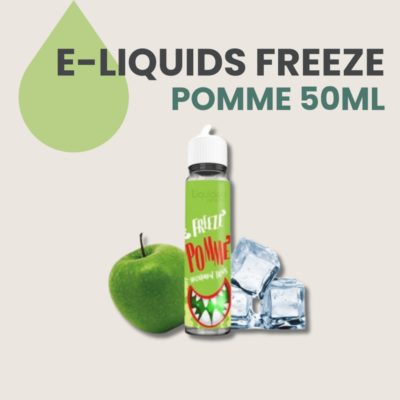 Liquideo Freeze Pomme, e-líquido Freeze, sin nicotina