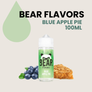 Bear Flavors Blue Apple Pie, Liquido Blue Apple pie, Bear blue apple pie