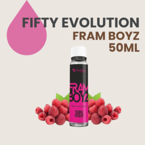 Fram Boyz Liquido, Fifty Evolution, sin nicotina