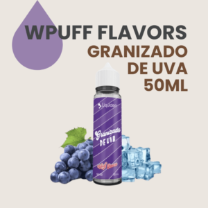 Liquideo Wpuff Flavors Granizado de uva 50ml 🍇❄️