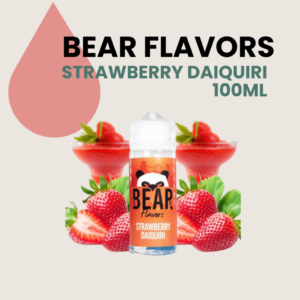 Bear Flavors Strawberry y daiquiri, Liquido bear flavors, bear strawberry y daiquiri