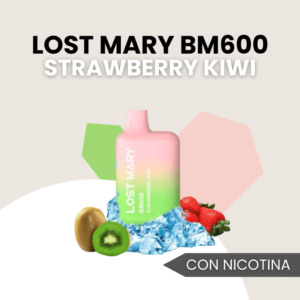 Vaper Lost Mary BM600 Strawberry Kiwi, Lost mary bamboo Strawberry Kiwi, bomboo Strawberry Kiwi