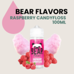 Bear Flavors Raspberry y candyfloss, bear raspberry y candyfloss, sin nicotina