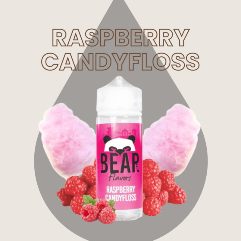 Bear Flavors Raspberry Y Candyfloss, Bear Raspberry Y Candyfloss, Sin Nicotina